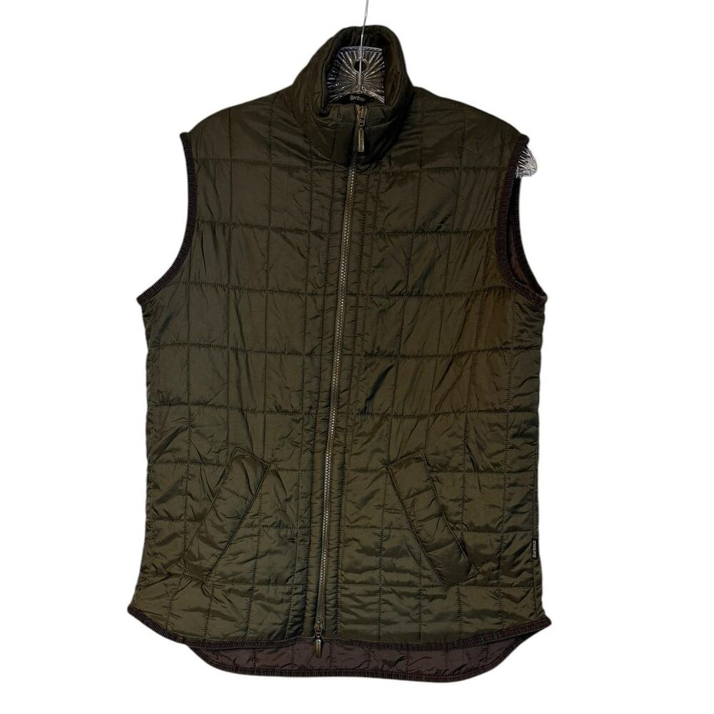 Barbour Women's Rosedale Gilet Olive Green Vest US 8/UK 12